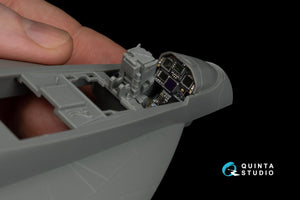 Quinta Studio QD48198 F/A-18E 3D-Printed &amp;amp; coloured Interior on decal paper (for Meng kit) 1/48 – immagine 5