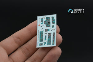 Quinta Studio QD+48560 MiG-25PD 3D-Printed &amp;amp; coloured Interior on decal paper (ICM) (with 3D-printed resin parts) 1/48 – immagine 5