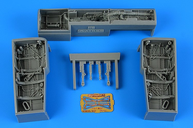 Aires 4884 F/A-18E/F Super Hornet wheel bay for Hobby Boss 1/48