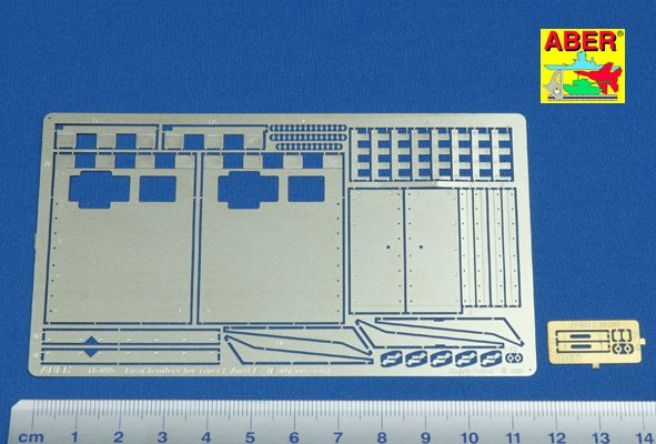 Aber 16005 Rear fenders for Tiger I, Ausf.E - Early version 1/16 – Bild 2