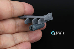 Quinta Studio QT72035 B-8V20A rocket pods, 2 pcs (for all kits) 1/72