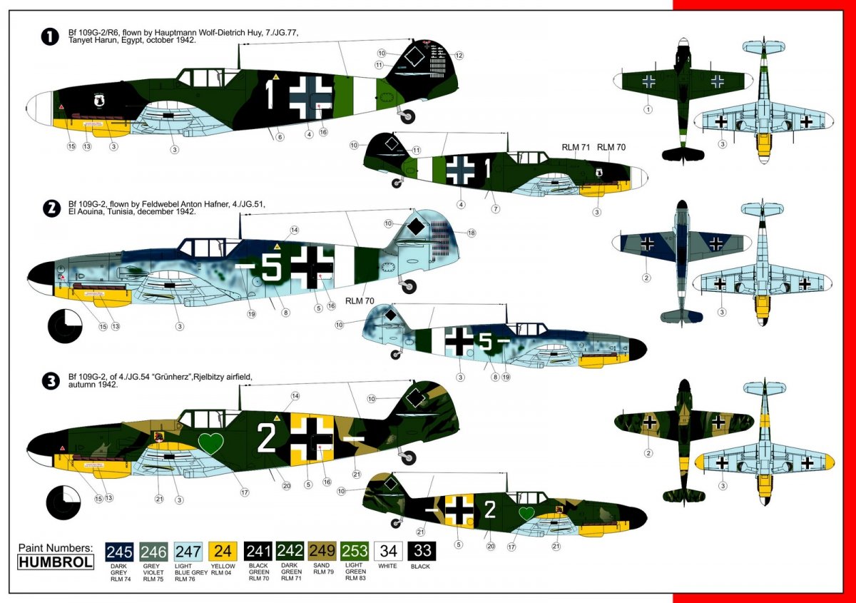 AZ Model AZ7466 Messerschmitt Bf-109G-2 Early Gustav 1/72 – image 2