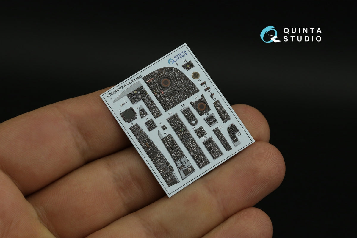 Quinta Studio QDS-48372 A-6A 3D-Printed &amp;amp; coloured Interior on decal paper (Kinetic) (Small version) 1/48 – zdjęcie 4