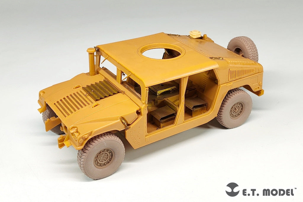 E.T. Model P35-173 Modern USA M1114 Humvee Sagged Wheels (For BRONCO Kit) 1/35