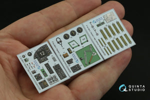 Quinta Studio QD48333 Avro Anson Mk.I 3D-Printed &amp;amp; coloured Interior on decal paper (Airfix) 1/48 – immagine 5