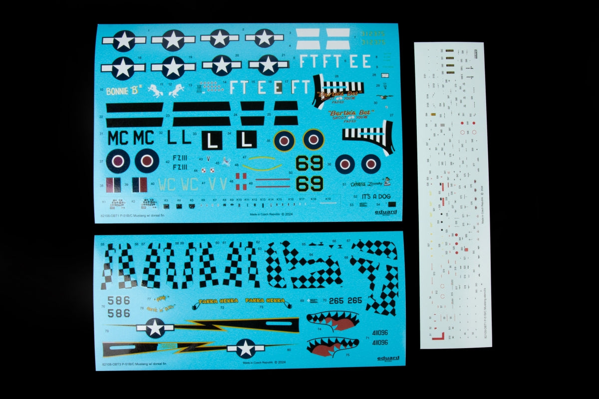 Eduard 82108 P-51B/ C Mustang w/ dorsal fin 1/48 – zdjęcie 5