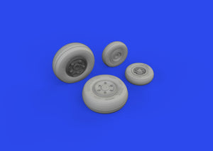 Eduard 648932 F/ A-18E/ F wheels Hasegawa 1/48 – immagine 2