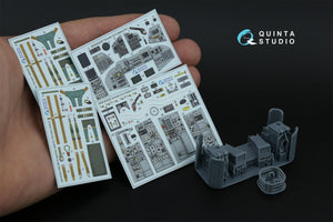 Quinta Studio QD+32228 Tornado Gr.4 3D-Printed &amp;amp; coloured Interior on decal paper (Italeri) (with 3D-printed resin parts) 1/32 – immagine 2