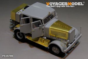 Voyager Model PE35789 WWII Hanomag SS100 Military Car w/V2 Rocket Transporter For TAKOM 2110 1/35 – immagine 2