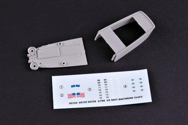Trumpeter 05726 USS PITTSBURGH CA-72 1/700 – Bild 5