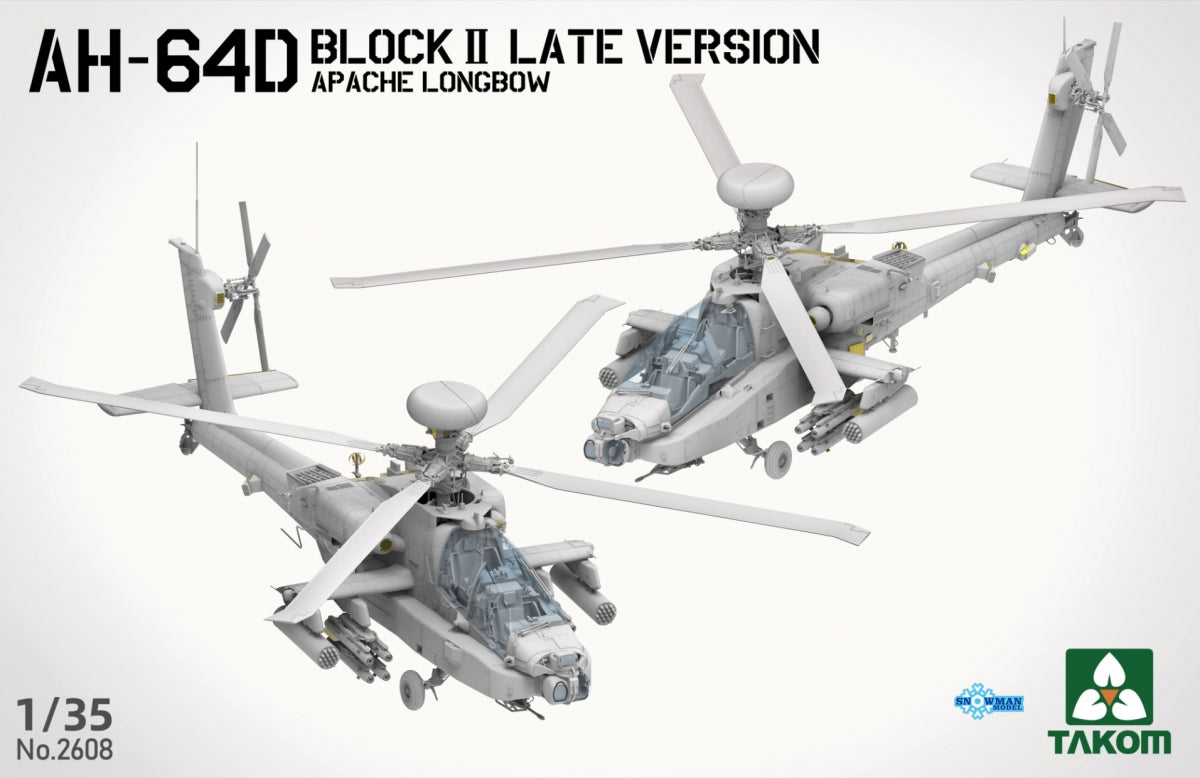 Takom 2608 AH-64D Attack Helicopter Apache Longbow Block II Late Version 1/35 – Bild 2