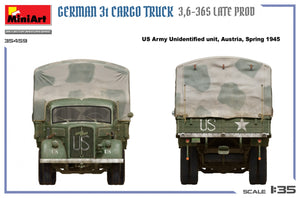 MiniArt 35459 German 3t Cargo Truck 3.5-36s Late Production 1/35 – Bild 21