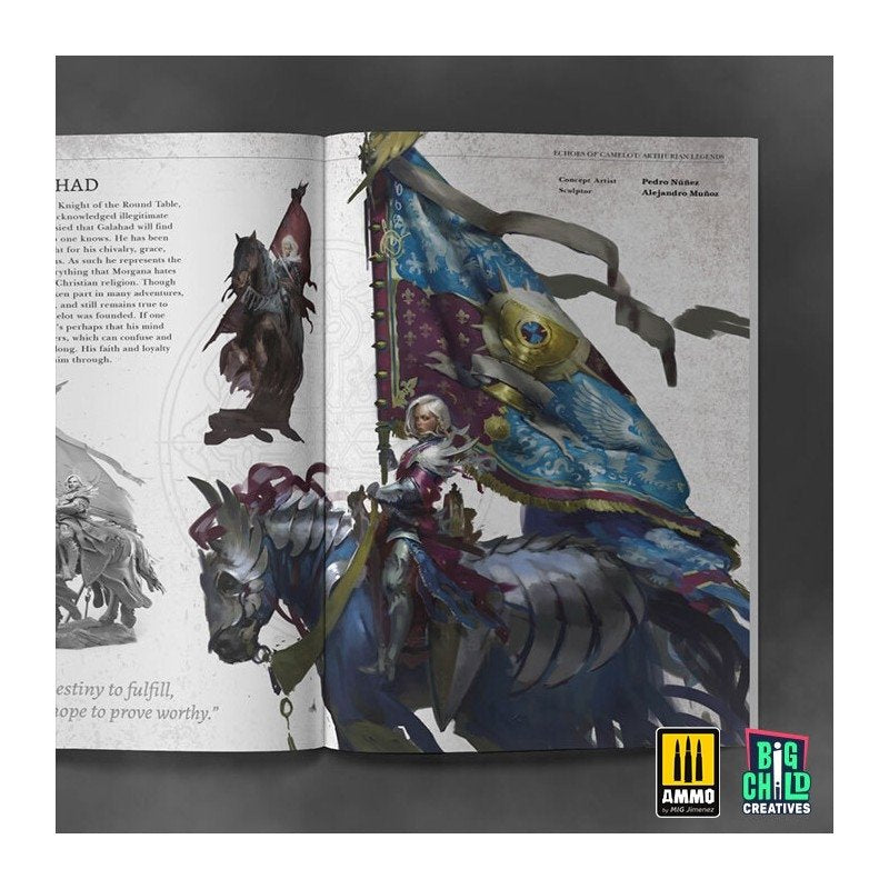 Ammo of Mig BCECLI002 Echoes of Camelot Artbook and Painting Guide – Bild 3