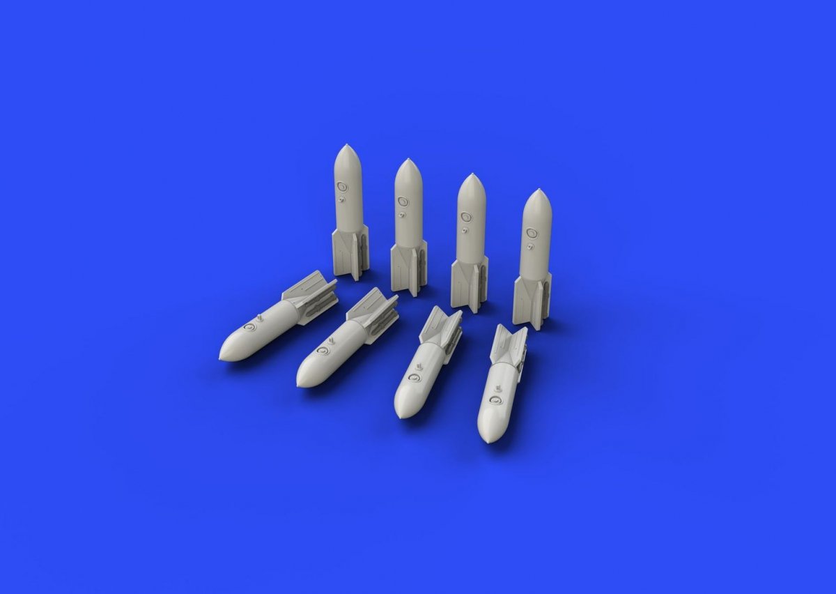 Eduard 648264 SC 50 German WWII bombs 1/48 – immagine 4
