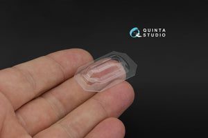 Quinta Studio QC72056 Yak-9 vacuumed clear canopy (Zvezda) 1/72 – immagine 5