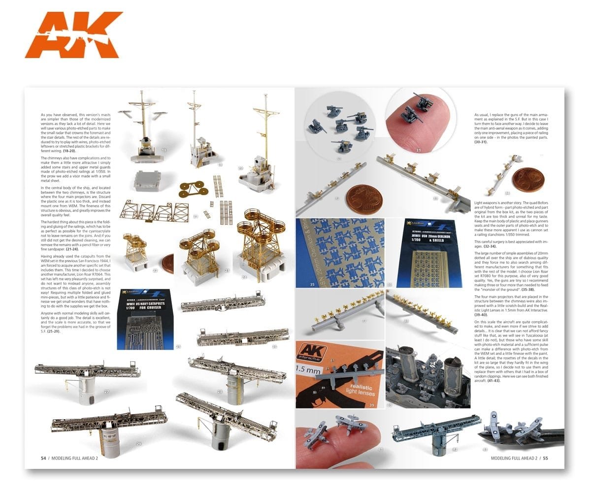 AK Interactive AK895 MODELLING FULL AHEAD 2 NEW ORLEANS CLASS (English) – immagine 3