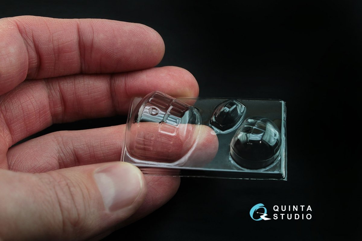 Quinta Studio QC72005 Pe-8 vacuformed clear canopy (for 7264 Zvezda kit) 1/72 – immagine 6