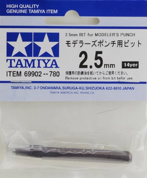 Tamiya 69902 Wybijak otworów (Modeler&amp;#39;s Punch Bit) - 2,5mm – zdjęcie 2