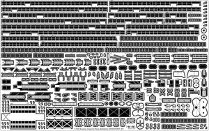 Pontos 35012F1 Russian Imperial Navy Battleship Sevastopol Detail Up Set 1/350 – immagine 6