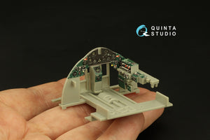 Quinta Studio QD32185 F4F-4 Wildcat 3D-Printed coloured Interior on decal paper (Trumpeter) 1/32 – immagine 6