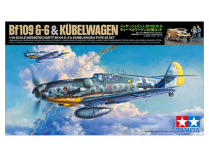 Tamiya 25204 Messerschmitt Bf109 G-6 &amp;amp; Kübelwagen Type 82 Set 1/48 – immagine 2