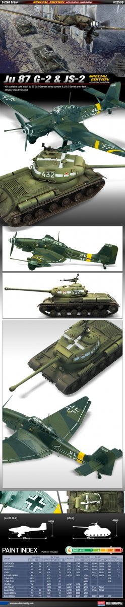 Academy 12539 Ju-87G-2 / JS-2 1/72 – immagine 2
