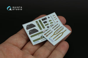 Quinta Studio QD48228 T-6G 3D-Printed &amp;amp; coloured Interior on decal paper (Italeri) 1/48 – immagine 3