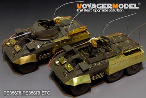 Voyager Model PEA335 WWII US M8/M20 armored car side skirts/stowage bins (For TAMIYA 35228 35234) 1/35 – image 6