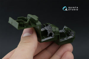 Quinta Studio QDS-48572 AH-64A 3D-Printed &amp;amp; coloured Interior on decal paper (Academy/Modelist) (small version) 1/48 – Bild 8