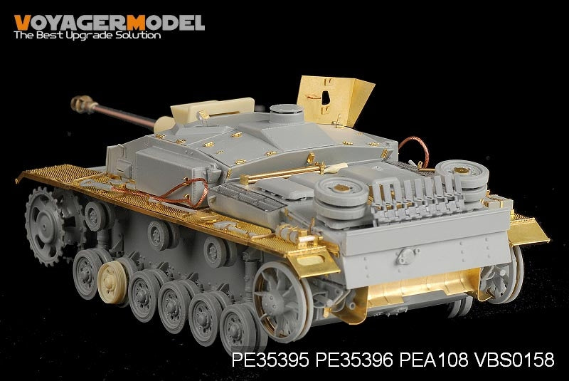Voyager Model PE35395 WWII German StuG.III Ausf.F8 Late Production Basic For DRAGON 6644 1/35 – immagine 10