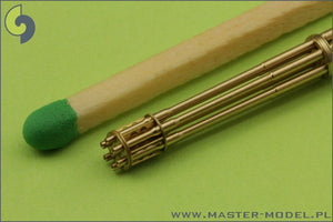 Master AM-48-037 M61 A1 Vulcan - Six-barrelled rotary 20mm cannon - turned barrels with etched barrel clamps 1/48 – zdjęcie 3