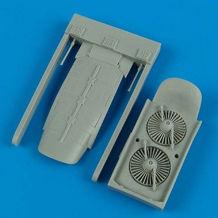 Quickboost QB48448 Yak-38 Forger correct vertical engine &amp;amp; cover Hobby Boss 1/48