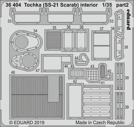 Eduard 36404 Tochka (SS-21 Scarab) interior 1/35 HOBBY BOSS – immagine 2