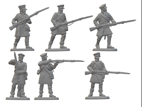 Hat 2002 Napoleonic Prussian Landwehr (Action / 40 Figures) 28mm