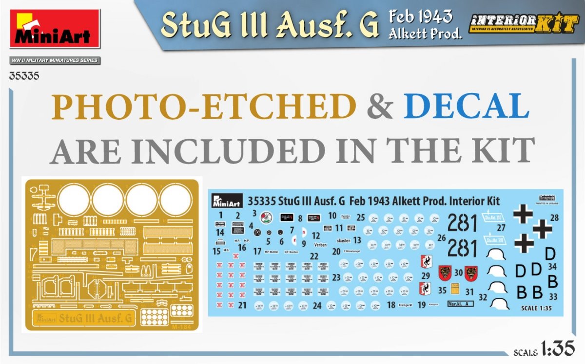 MiniArt 35335 StuG III Ausf. G Feb 1943 Alkett Prod. INTERIOR KIT 1/35 – immagine 2