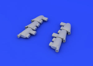 Eduard 648230 Hurricane Mk. I exhaust stacks 1/48 (AIRFIX) – immagine 2