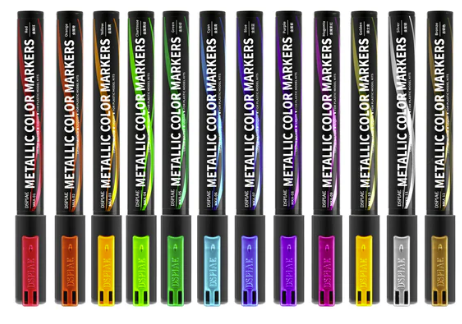 DSPIAE MKA-05 Super Metallic Color Marker Green – zdjęcie 2