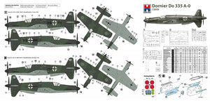 Hobby 2000 72059 Dornier Do 335 A-0 Pfeil ( DRAGON+ CARTOGRAF + MASKI ) 1/72 – immagine 2