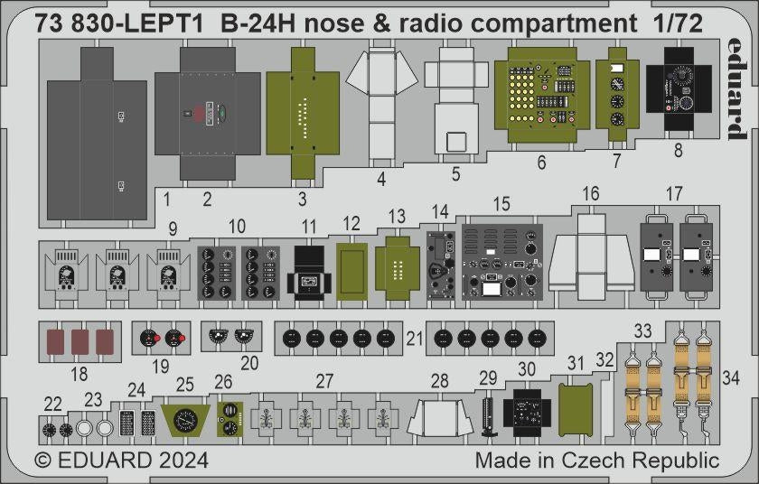 Eduard BIG72183 B-24H AIRFIX 1/72 – zdjęcie 6