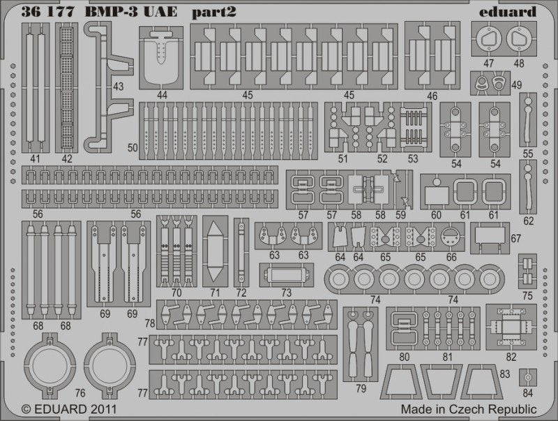 Eduard 36177 BMP-3 UAE 1/35 Trumpeter