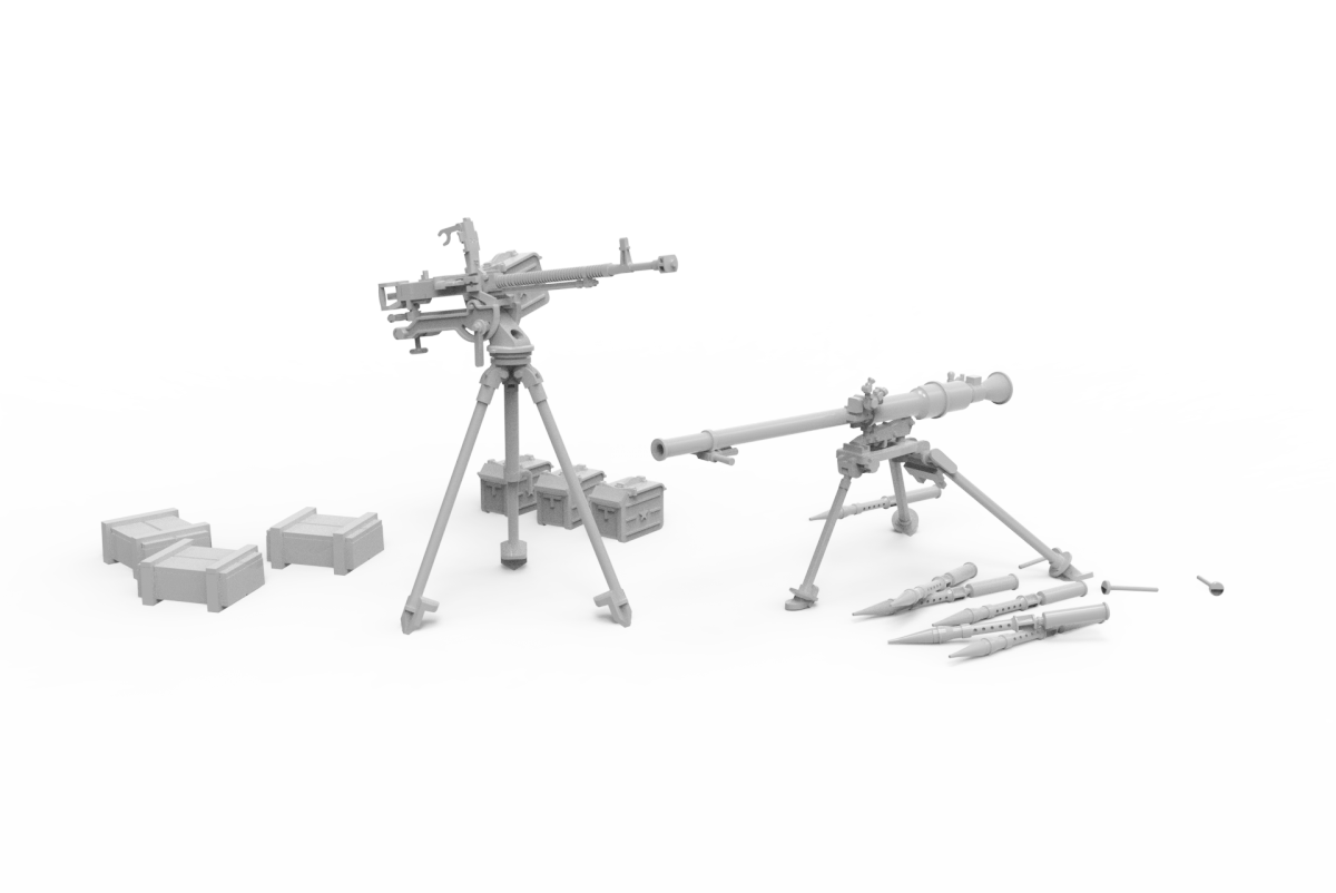 AK Interactive AK35005 INFANTRY SUPPORT WEAPONS DSHKM &amp;amp; SPG-9 1/35 – image 3
