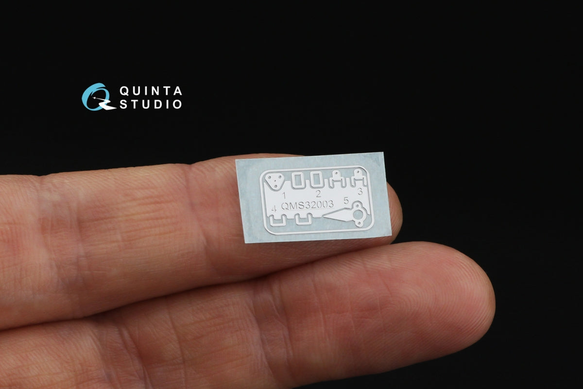 Quinta Studio QR+32045 British Fighter Seatbelts, pre-war/early WWII (with metal buckles) (All kits) 1/32 – immagine 7