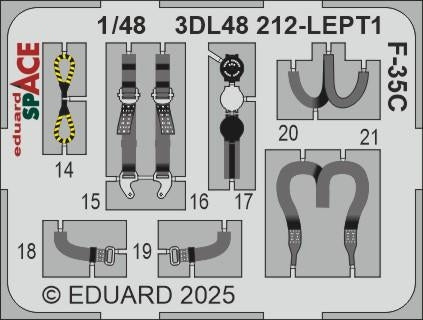 Eduard 3DL48212 F-35C SPACE Tamiya 1/48 – Bild 3