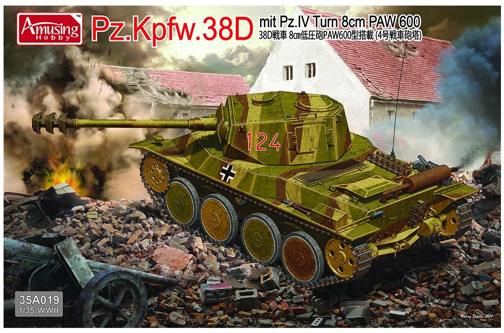 Amusing Hobby 35A019 Pz.Kpfw.38D 1/35