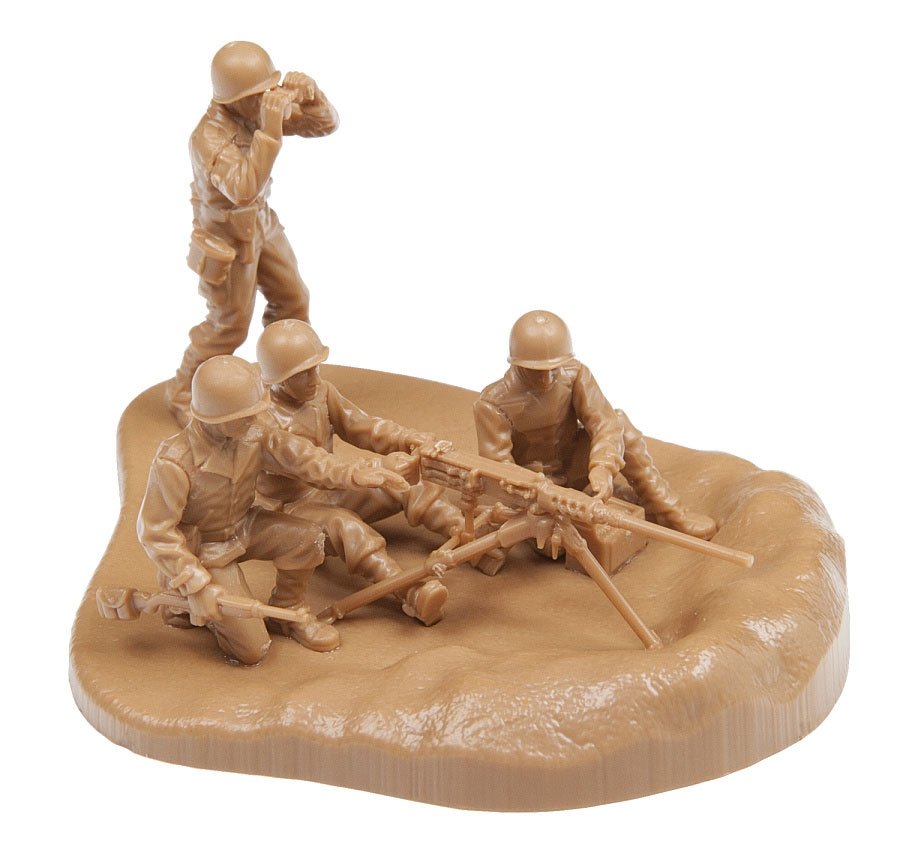Zvezda 6286 US Machine Gun Browning w/Crew 1/72 – imagen 3