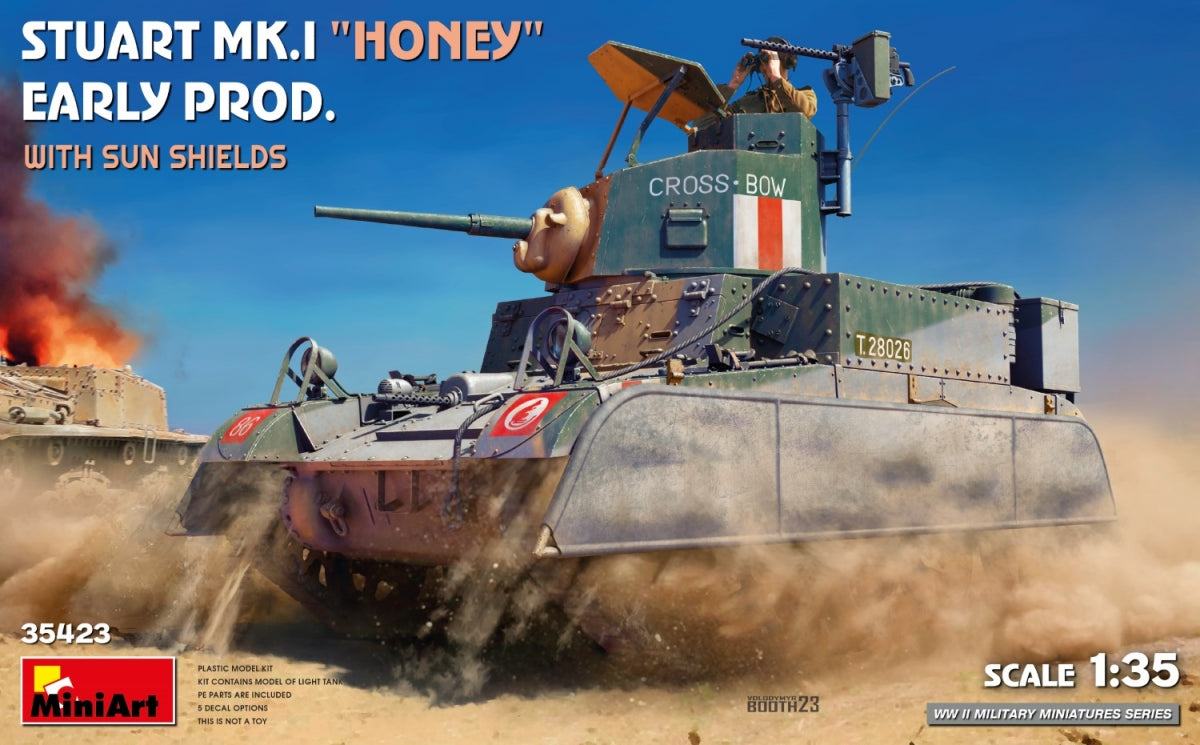 MiniArt 35423 Stuart Mk.I « Honey » Première production avec pare-soleil 1/35
