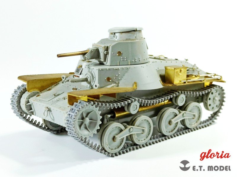 E.T. Model P35-015 IJA Type 95 “Ha-Go”Light Tank Workable Track (3D Printed) 1/35 – immagine 8