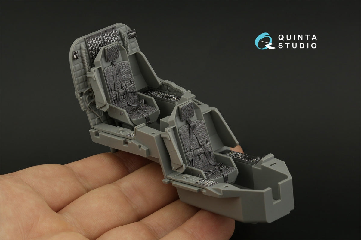 Intérieur imprimé en 3D et coloré sur papier décalcomanie Quinta Studio QD35073 AH-64D/E (Meng) 1/35 – image 10