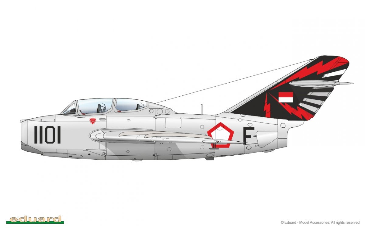 Eduard 7055 UTI MiG-15 1/72 – imagen 12