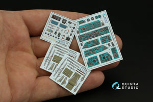Quinta Studio QD48380 Mi-8MT 3D-Printed &amp;amp; coloured Interior on decal paper (AMK) 1/48 – immagine 4